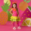 Picture of PRE ORDER A Dee Tutti Frutti Tina Diamante Knee High Socks - Bright Pink
