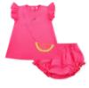 Picture of PRE ORDER Little A Baby Girls Cutie Frutti Paisley Handbag Dress - Bright Pink