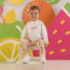 Picture of PRE ORDER Little A Baby Girls Cutie Frutti Polly Sweatshirt & Legging Set x 2 - Bright White