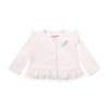 Picture of Little A Baby Girls Cutie Frutti Penny Cardigan With Frill Detail - Bright White