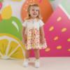 Picture of Little A Baby Girls Cutie Frutti Payton Print Dress - Bright White