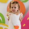 Picture of Little A Baby Girls Cutie Frutti Palmer Print Legging Set - Bright White