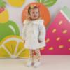 Picture of Little A Baby Girls Cutie Frutti Penelope Quilted Jacket - Bright White