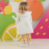 Picture of PRE ORDER Little A Baby Girls Cutie Frutti Penelope Quilted Jacket - Bright White