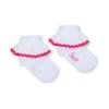 Picture of PRE ORDER Little A Baby Girls Cutie Frutti Paige Ric Rac Frill Ankle Sock - Bright White
