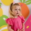 Picture of PRE ORDER Little A Baby Girls Cutie Frutti Priscilla Ric Rac Hairclips x 2 - Bright White