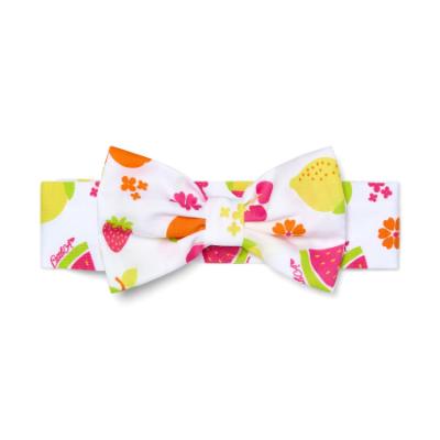 Picture of PRE ORDER Little A Baby Girls Cutie Frutti Piper Print Headband - Bright White