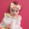 Picture of PRE ORDER Little A Baby Girls Cutie Frutti Piper Print Headband - Bright White