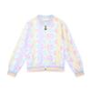 Picture of A Dee Signature Summer Sassy Initial Print Bomber  - Bright White