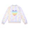 Picture of A Dee Signature Summer Sassy Initial Print Bomber  - Bright White