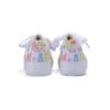 Picture of PRE ORDER A Dee Signature Summer Patty Initial Print Platform Trainer  - Bright White Multi