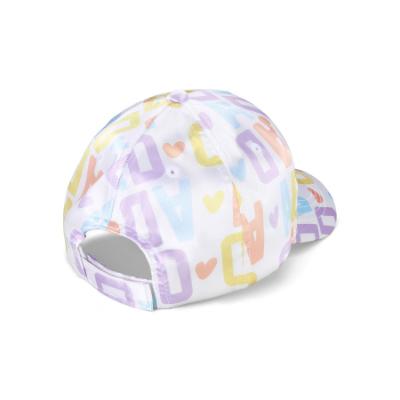Picture of A Dee Signature Summer Sofia Initial Print Cap - Bright White