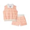 Picture of PRE ORDER A Dee Signature Summer Romi Terry Short Set X 2 - Peach Cream