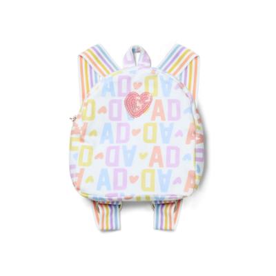 Picture of A Dee Signature Summer Skylah Initial Print Back Pack - Bright White