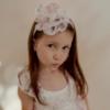Picture of PRE ORDER Daga Girls Blush Harmony Rose Hairband - White