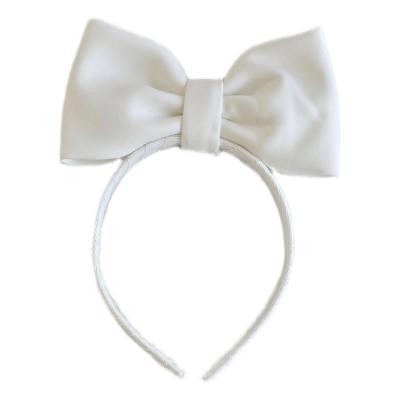 Picture of Daga Girls Blush Harmony Big Bow Hairband - White