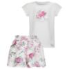 Picture of Daga Girls Blush Harmony Peony Top & Shorts Set X 2 - White Pink