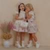 Picture of PRE ORDER Daga Girls Blush Harmony Peony Skirt & Blouse Set X 2 - White Pink