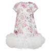 Picture of Daga Girls Blush Harmony Iconic Tulle Hem A Line Dress - White Pink