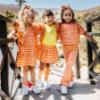 Picture of PRE ORDER A Dee Tutti Frutti Tate Zig Zag Dress - Bright Pink