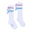 Picture of A Dee Pastel Parlour Saint Knee High Bow Socks - Bright White