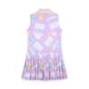 Picture of A Dee Pastel Parlour Serenity Ice Cream Print Tennis Dress - Lilac Dreams