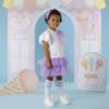 Picture of A Dee Pastel Parlour Sparkle Tulle Frill Dress - Bright White
