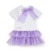 Picture of A Dee Pastel Parlour Sparkle Tulle Frill Dress - Bright White