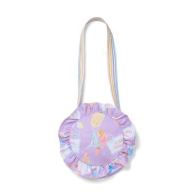 Picture of A Dee Pastel Parlour Sunni Ice Cream Print Crossbody Bag - Lilac Dreams