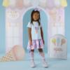 Picture of PRE ORDER A Dee Pastel Parlour Sandra Ice Cream Print Knee Socks - Lilac Dreams