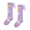 Picture of A Dee Pastel Parlour Sandra Ice Cream Print Knee Socks - Lilac Dreams