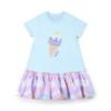 Picture of A Dee Pastel Parlour Sutton Ice Cream Frill Dress - Soft Blue