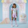 Picture of A Dee Pastel Parlour Sia Ice Cream Print Short Set - Soft Blue