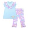 Picture of A Dee Pastel Parlour Scarlett Ice Cream Print Legging Set - Soft Blue
