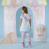 Picture of A Dee Pastel Parlour Scarlett Ice Cream Print Legging Set - Soft Blue