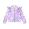 Picture of PRE ORDER A Dee Pastel Parlour Stephanie Ice Cream Print Frill Bomber - Lilac Dreams