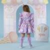 Picture of A Dee Pastel Parlour Sabrina Ice Cream Print Frill Jacket - Lilac Dreams