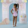 Picture of PRE ORDER A Dee Pastel Parlour Raya Ice Cream Print Swimsuit - Lilac Dreams