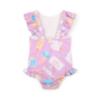 Picture of A Dee Pastel Parlour Raya Ice Cream Print Swimsuit - Lilac Dreams