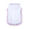 Picture of A Dee Pastel Parlour Rosie Ice Cream Print Frill Towelling Poncho - Bright White