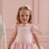Picture of PRE ORDER Little A Baby Girls Perfectly Pink Ollie Broderie Anglaise Hair Clip - Pink Blossom