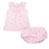Picture of PRE ORDER Little A Baby Girls Perfectly Pink Opal Bow Print Dress - Pink Blossom