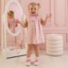 Picture of PRE ORDER Little A Baby Girls Perfectly Pink Opal Bow Print Dress - Pink Blossom