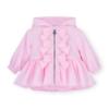 Picture of PRE ORDER Little A Baby Girls Perfectly Pink Ophilia Jacket With Bow Detail - Pink Blossom