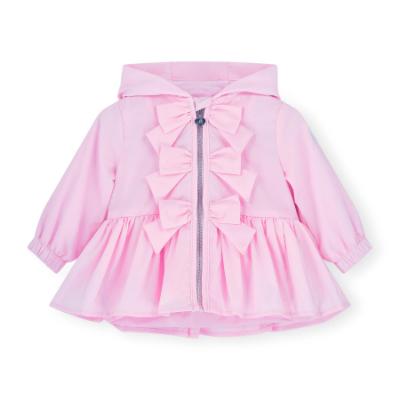 Picture of PRE ORDER Little A Baby Girls Perfectly Pink Ophilia Jacket With Bow Detail - Pink Blossom