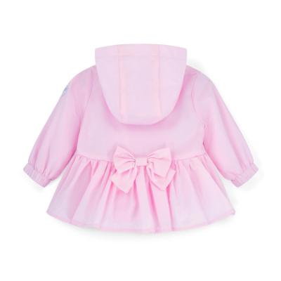 Picture of PRE ORDER Little A Baby Girls Perfectly Pink Ophilia Jacket With Bow Detail - Pink Blossom