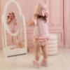 Picture of PRE ORDER Little A Baby Girls Perfectly Pink Ocean Bow Print Jam Pant Set - Pink Blossom