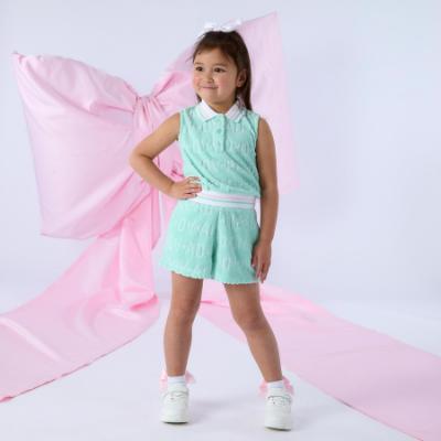 Picture of A Dee Bowtique Chic Romi Terry Short Set X 2 - Miami Mint