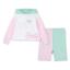 Picture of A Dee Bowtique Chic Reese Hoody Cycling Short Set X 2 - Bright White