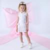 Picture of A Dee Bowtique Chic Raven Bow Print Tennis Dress - Bright White